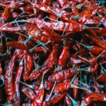 Chiles rojos secos para preparar pozole rojo