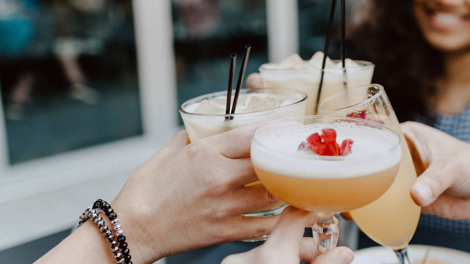 Copas de mimosa para compartir
