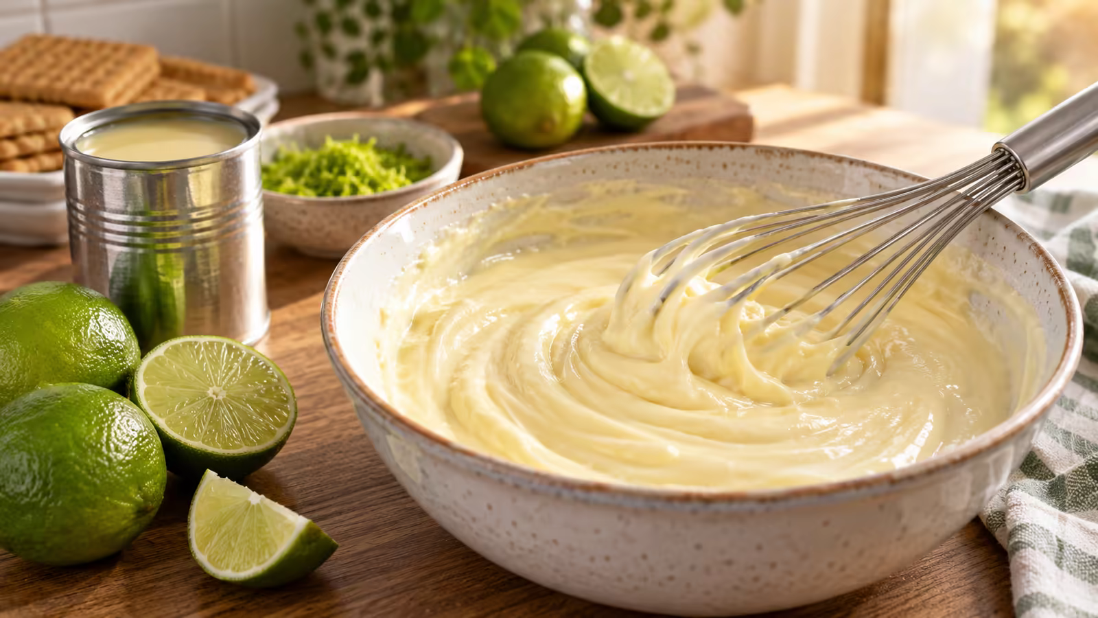 Crema para carlota de limon