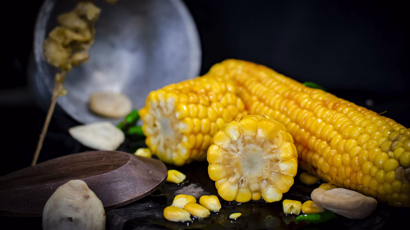 Elote amarillo para cocinar