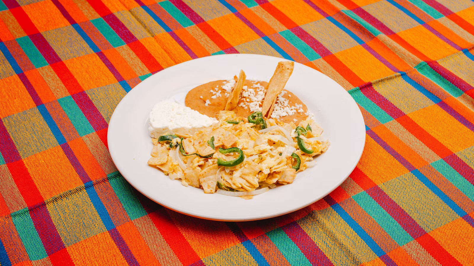 Enchiladas Suizas Servidas con Crema