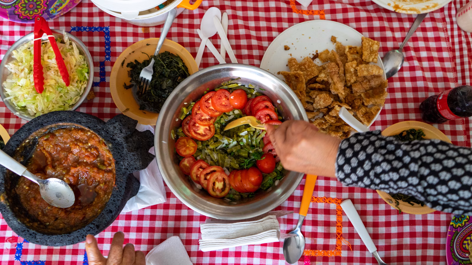 Ingredientes para un menú mexicano equilibrado