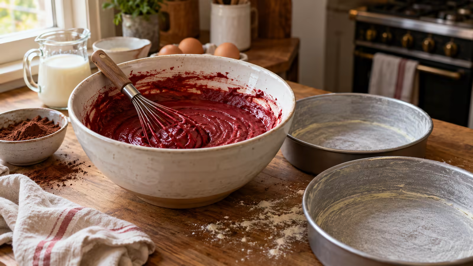 Masa de red velvet