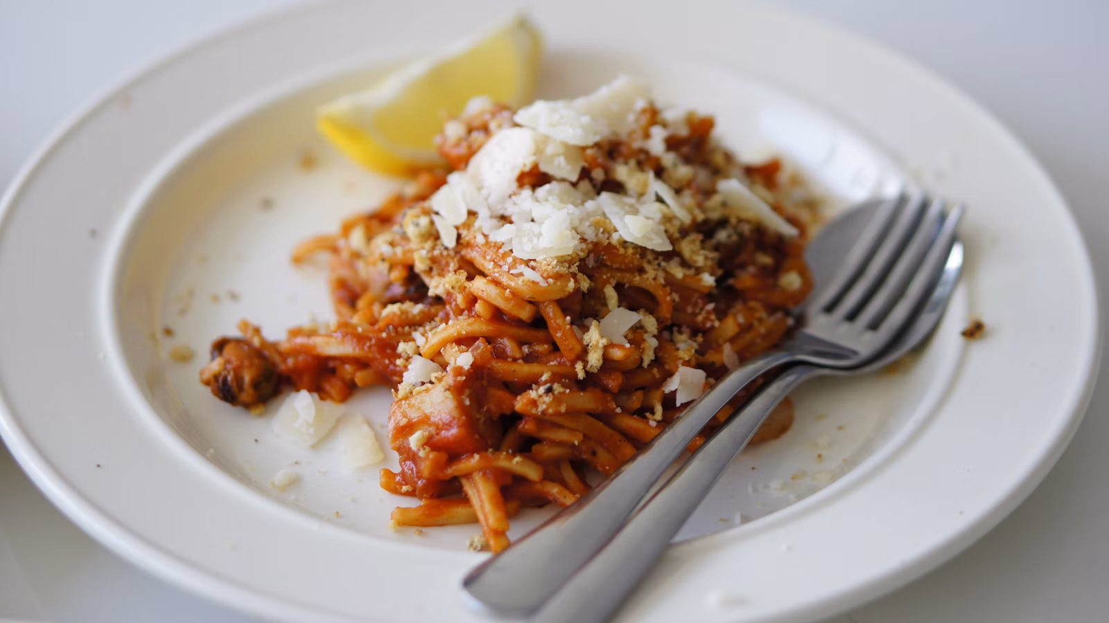 Pasta al Limón con Burrata Cremosa