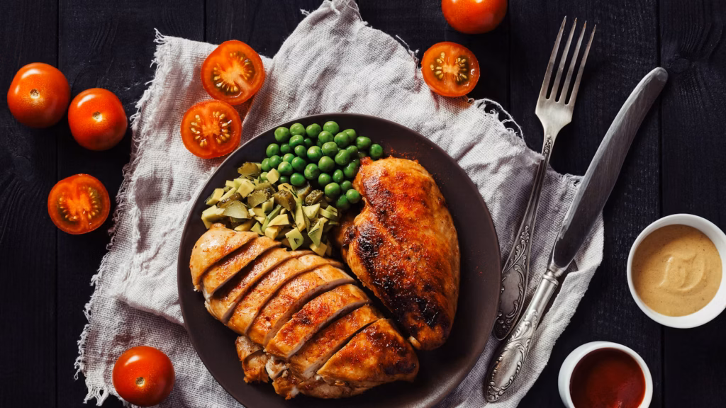 Plan de comidas alto en proteína con sabor latino