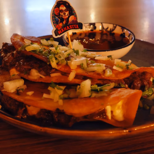 Tacos Dorados de Papa y Queso