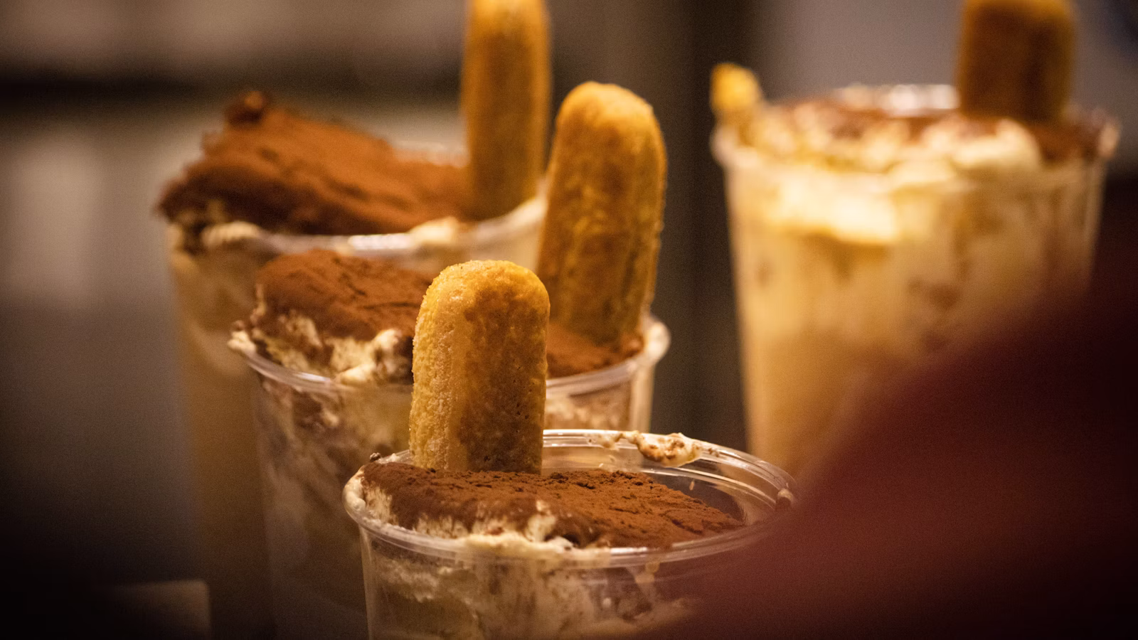 Tiramisu en capas con café