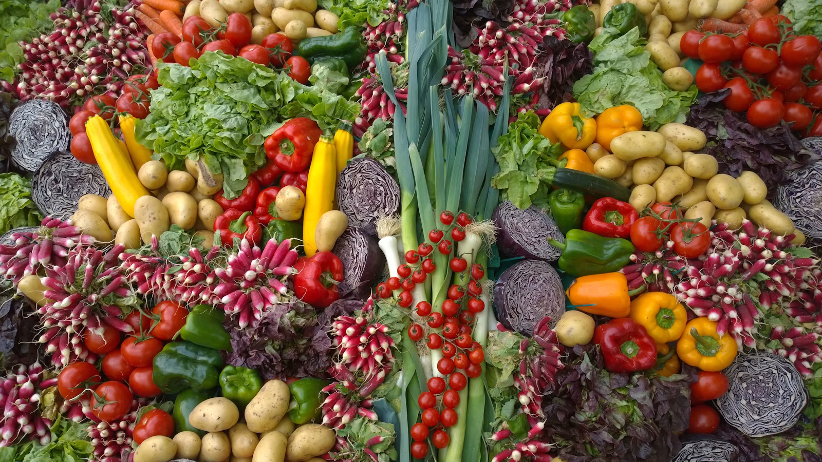 Verduras de primavera para un menú chileno